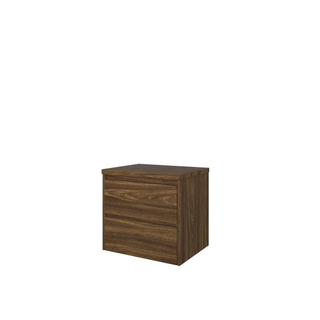 Proline Top badkamermeubelset - 60x46x55.2cm - wastafelblad - symmetrisch - MFC Cabana oak