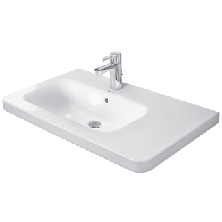 Duravit Durastyle wastafel 80x58cm kom links 1 kraangat wit