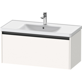 Duravit Ketho 2 wastafelonderbouwkast met 1 lade 98.4x45.5x44cm met greep antraciet wit supermat