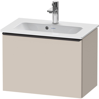 Duravit D-Neo wastafelonderkast 61x44x37.2cm 1 lade Taupe Mat