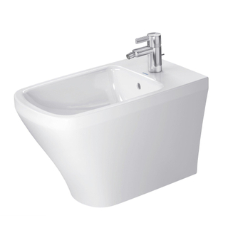 Duravit DuraStyle staand bidet met verdekte bevestiging 37x63cm met overloop met kraangat met wondergliss wit