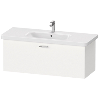 Duravit XBase Wastafelonderkast 113x44.8x44.8cm 1 lade Standaard greep met softclose spaanplaat wit Mat