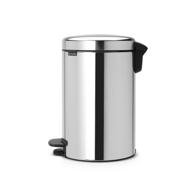 Brabantia NewIcon Pedaalemmer - 12 liter - metalen binnenemmer - brilliant steel