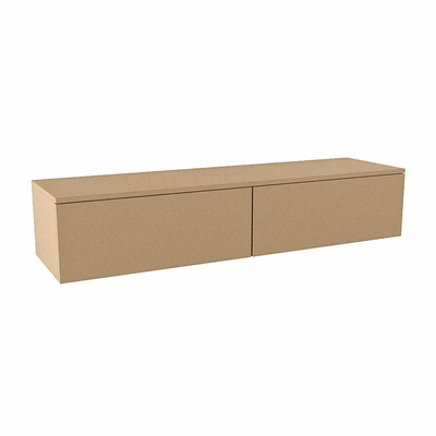 Mondiaz ALAN MODULE Wastafelonderkast - 150x45x30cm - 2 lades - push to open - Oro