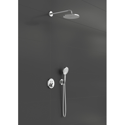 Hansgrohe Raindance s inbouwset thermostaat en hoofddouche 24cm chroom