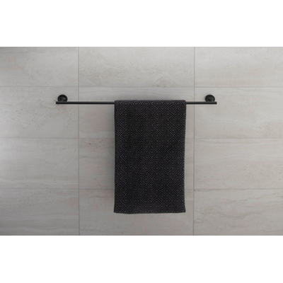 Duravit Starck T handdoekhouder 80x7.3cm mat zwart