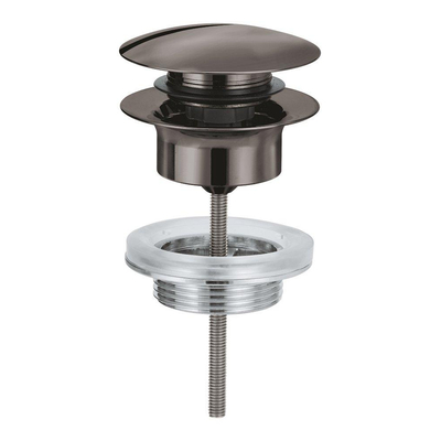 GROHE afvoergarnituur push open hard graphite - licht beschadigd - OUTLET UDEN