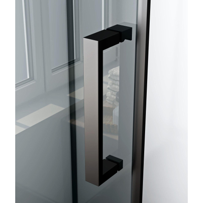 Ritmo Douchecabine - 80x80cm - incl. douchegarnituur - zwart