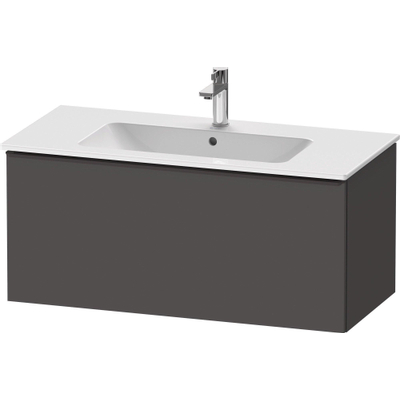 Duravit D-Neo wastafelonderkast 101x44x46.2cm 1 lade Grafiet Mat