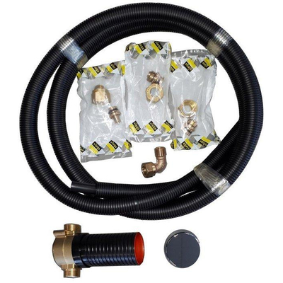 Villeroy en boch Squaro edge 12 buisonderbreker met aansluitingen