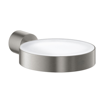 GROHE Atrio Bekerhouder - 5.6x10.2x3.5cm - zonder glas - supersteel