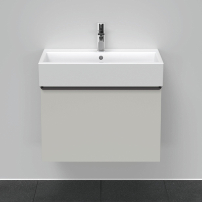 Duravit D-Neo wastafelonderkast 68.4x44x44.2cm 1 lade Betongrijs Mat