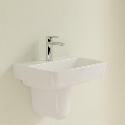Villeroy & Boch O.novo fontein 50x37cm m.1 kraangat met overloop wit