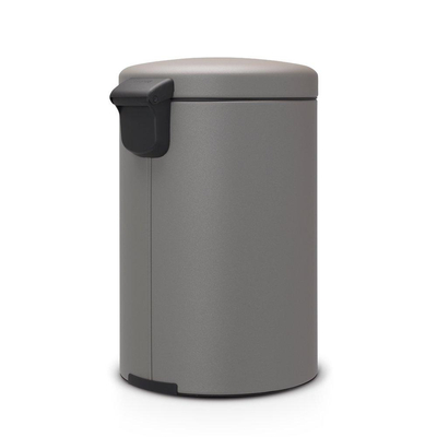 Brabantia NewIcon Pedaalemmer - 20 liter - kunststof binnenemmer - mineral concrete grey