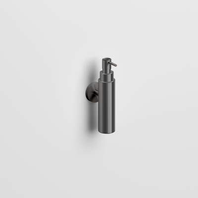 Clou Sjokker zeepdispenser 100cc wandmodel gunmetal geb. PVD