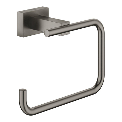 GROHE Essentials Cube closetrolhouder brushed hard graphite