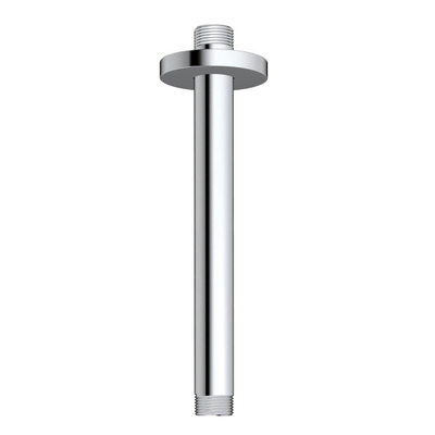Fortifura Calvi Inbouw Regendoucheset - thermostatisch - plafondarm - 30cm hoofddouche - ronde handdouche - gladde doucheslang - Chroom