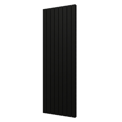 Plieger Cavallino Retto designradiator verticaal dubbel middenaansluiting 1800x602mm 1549W mat zwart