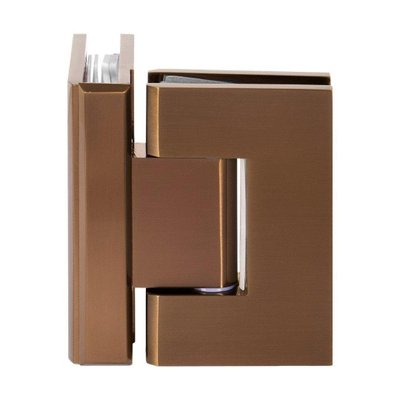 BRAUER Create Inloopdouche - 140x200cm - profielloos - 40cm - draaibare zijwand - antikalk - 8mm veiligheidsglas - koper