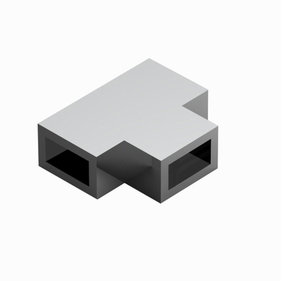 Fortifura Galeria T-verbindingstuk voor combinatie van stabilisatiestangen tussen vaste wand met zijwand Chroom