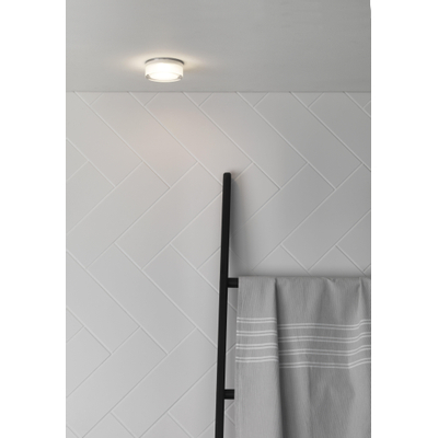 Astro Vancouver Round 90 LED Plafondlamp 6.6cm IP44 verlichting geintegreerd glas