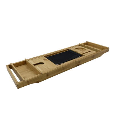 Tubble Bamboe Bad Tray Verstelbaar 75/110x23x4.4cm Bamboe SHOWROOMMODEL