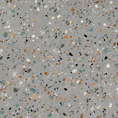 SAMPLE Prissmacer Cerámica Gobi Grigio Vloer- en wandtegel gerectificeerd Terrazzo Mat Grijs