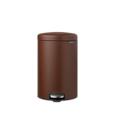 Brabantia NewIcon Pedaalemmer - 20 liter - kunststof binnenemmer - mineral cosy brown