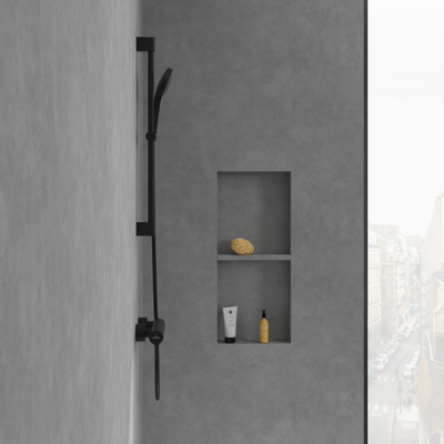 Villeroy & Boch Loop & Friends Eengreeps douchekraan - mat zwart