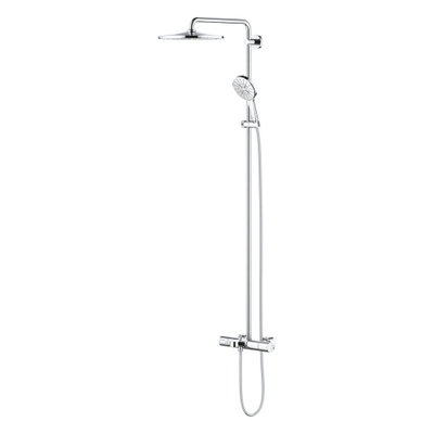 GROHE Rainshower SmartActive 310 mono douchesysteem met badthermostaat m. rainshower hoofddouche + SmartActive handdouche 130 chroom OUTLETSTORE