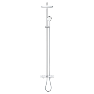 GROHE Tempesta Cosmopolitan Cube Regendoucheset opbouw - badkraan - hoofddouche 25cm - handdouche rond - chroom