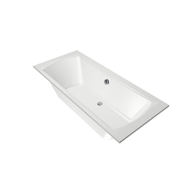 Xenz Robijn ligbad - 180x80cm - met overloop - zonder afvoer - Acryl Wit -licht beschadigd OUTLET UDEN