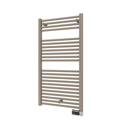 Plieger Palermo-EL III/Fischio elektrische designradiator horizontaal 1111x600mm 600W zandsteen