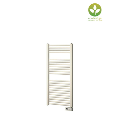 Plieger Palermo-EL III/Fischio elektrische designradiator horizontaal 1111x500mm 500W wit structuur