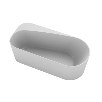 Ideavit Viva half vrijstaand bad 170x80cm acryl wit mat