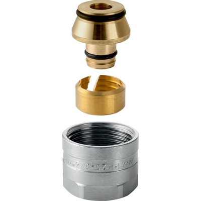 Geberit PushFit eurokonus aansluiting messing 20EUxG3/4 bi.