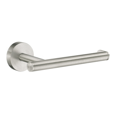 Smedbo Home Toiletrolhouder - zonder klep - L-vorm - geborsteld nikkel