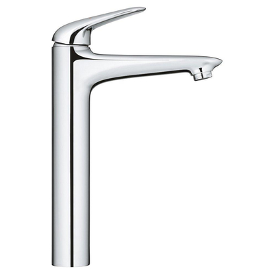 GROHE Wave New waterbesparende wastafelkraan XL size met push open garnituur chroom