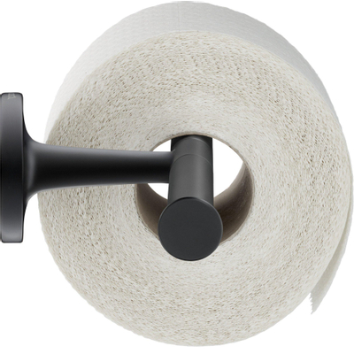 Duravit Starck T Toiletrolhouder - dubbel - zonder klep - zwart mat