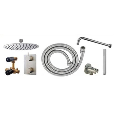 Wiesbaden one-pack inbouwthermostaatset rond type 202 GS (20cm)