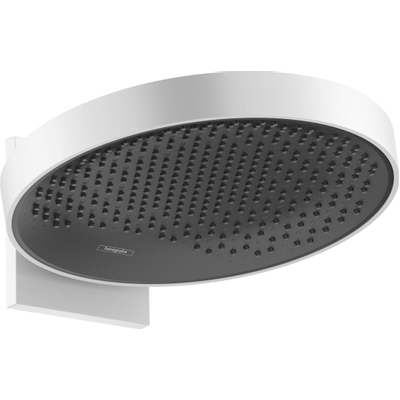 Hansgrohe Rainfinity PowderRain hoofddouche 360 1jet met douchearm 10-30° verticaal kantelbaar Ø36cm mat wit