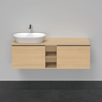 Duravit D-Neo wastafelonderkast 140x45.9x55cm 2 lades Natuur eiken Mat