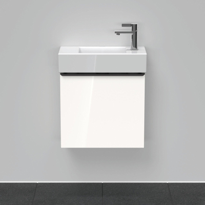 Duravit D-Neo wastafelonderkast 48.4x44x22.2cm Linksdraaiend 1 deur wit Hoogglans