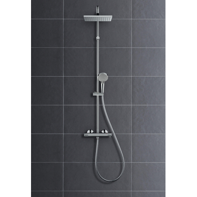 Hansgrohe Vernis Shape showerpipe met thermostaat mat zwart