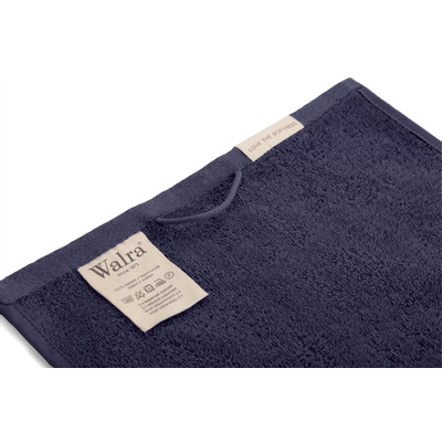 Walra Soft Cotton Gastendoek set van 2 30x50cm 550 g/m2 Navy OUTLETSTORE