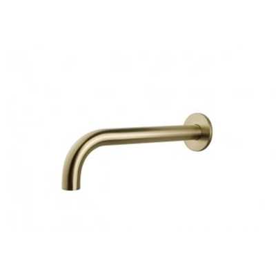 Wiesbaden Uitloop rond 30 cm 1/2'' geborsteld messing