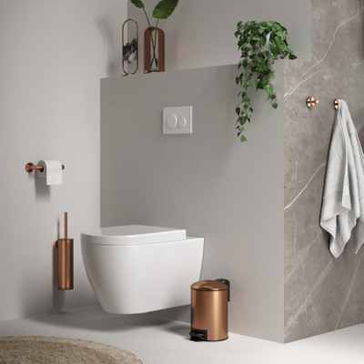 Brauer Copper Edition Toilet Accessoireset - 3-delig - PVD - geborsteld koper