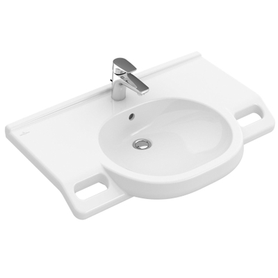 Villeroy & Boch O.novo Vita wastafel Vita met 1 kraangat zonder overloop 80x55cm wit