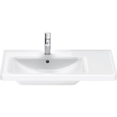 Duravit D-Neo badkamermeubelset 80x45cm 1 lade met softclose 1 wasbak keramiek Grafiet Mat