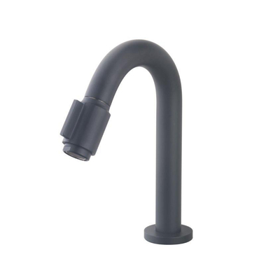 Wiesbaden Julia fonteinset solid surface met nis 54x20x20cm mat wit incl. victoria luxe fonteinkraan zwart mat